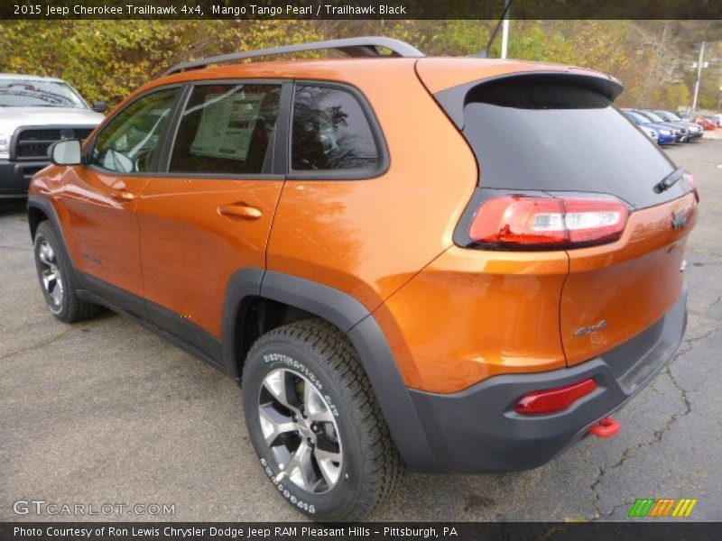  2015 Cherokee Trailhawk 4x4 Mango Tango Pearl