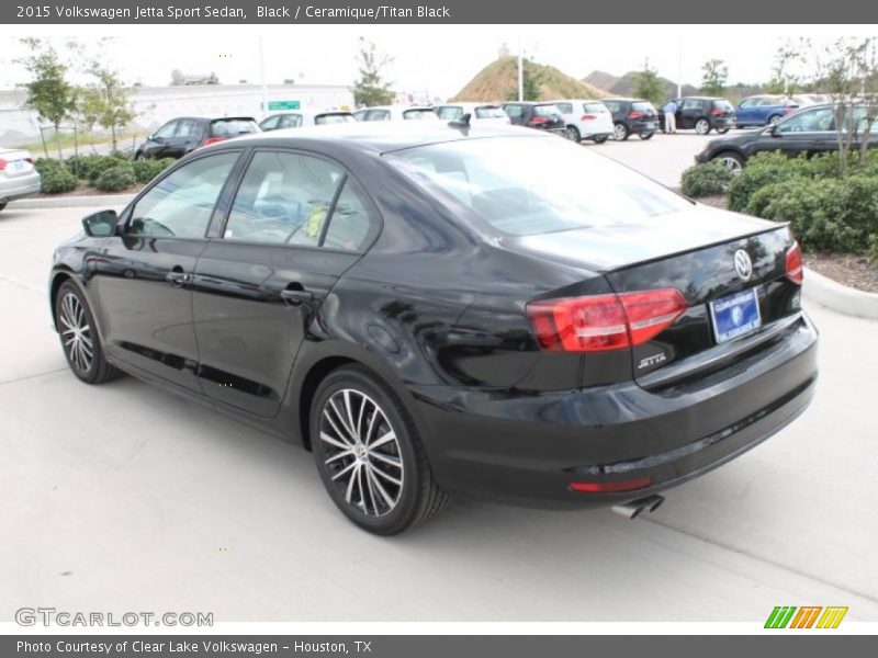 Black / Ceramique/Titan Black 2015 Volkswagen Jetta Sport Sedan