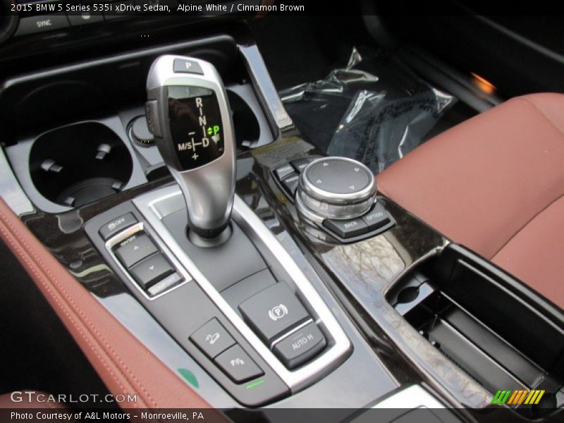 Alpine White / Cinnamon Brown 2015 BMW 5 Series 535i xDrive Sedan