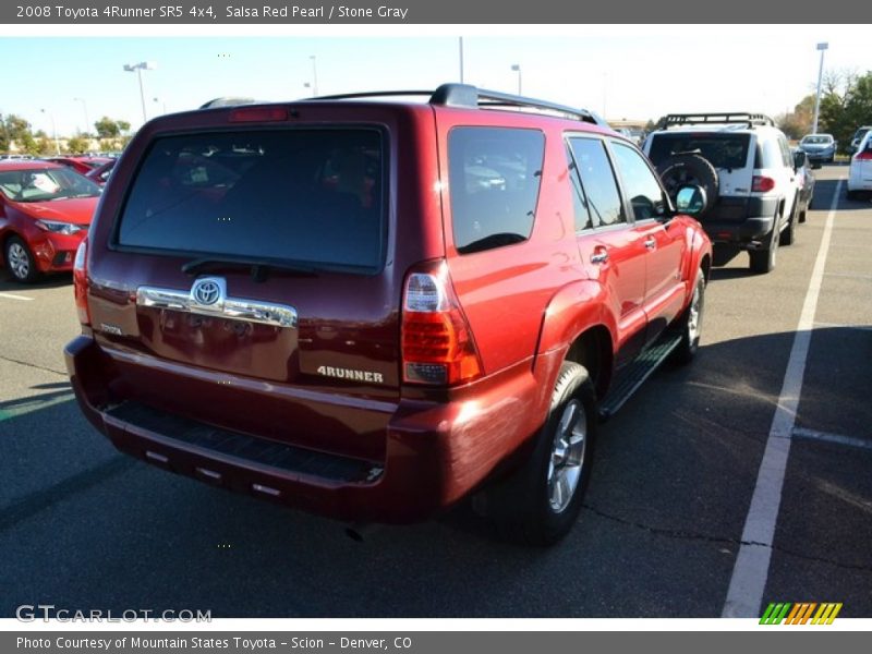 Salsa Red Pearl / Stone Gray 2008 Toyota 4Runner SR5 4x4