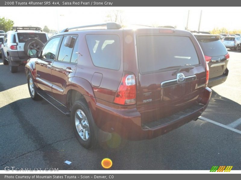 Salsa Red Pearl / Stone Gray 2008 Toyota 4Runner SR5 4x4