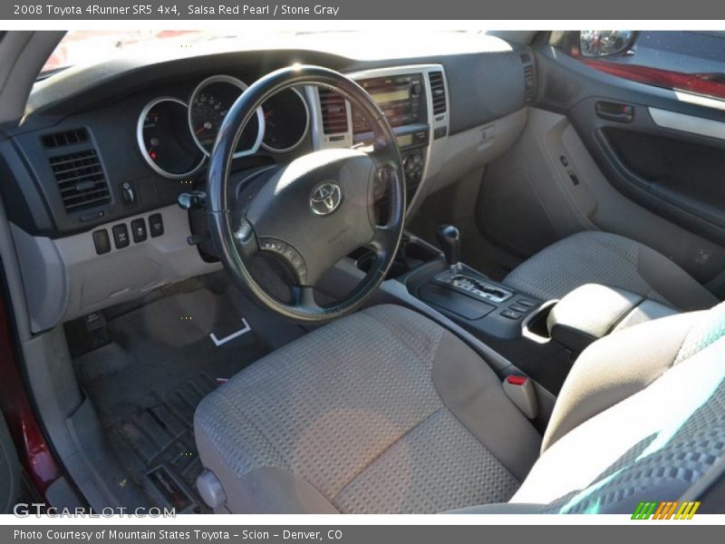 Salsa Red Pearl / Stone Gray 2008 Toyota 4Runner SR5 4x4