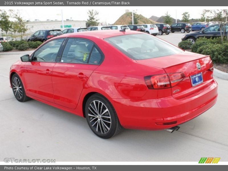 Tornado Red / Ceramique/Titan Black 2015 Volkswagen Jetta Sport Sedan