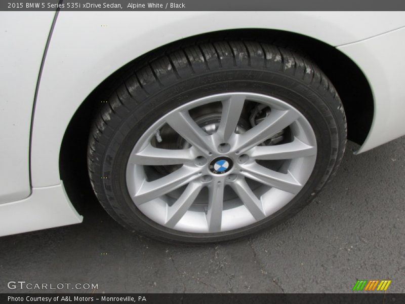 Alpine White / Black 2015 BMW 5 Series 535i xDrive Sedan