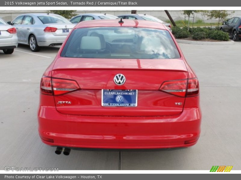 Tornado Red / Ceramique/Titan Black 2015 Volkswagen Jetta Sport Sedan