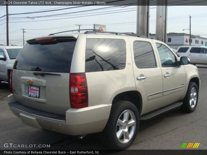 Champagne Silver Metallic / Ebony 2014 Chevrolet Tahoe LTZ 4x4