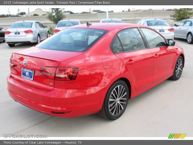 Tornado Red / Ceramique/Titan Black 2015 Volkswagen Jetta Sport Sedan