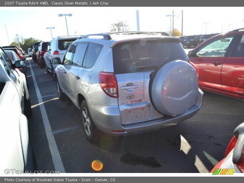 Classic Silver Metallic / Ash Gray 2007 Toyota RAV4 4WD