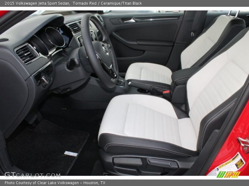 Front Seat of 2015 Jetta Sport Sedan