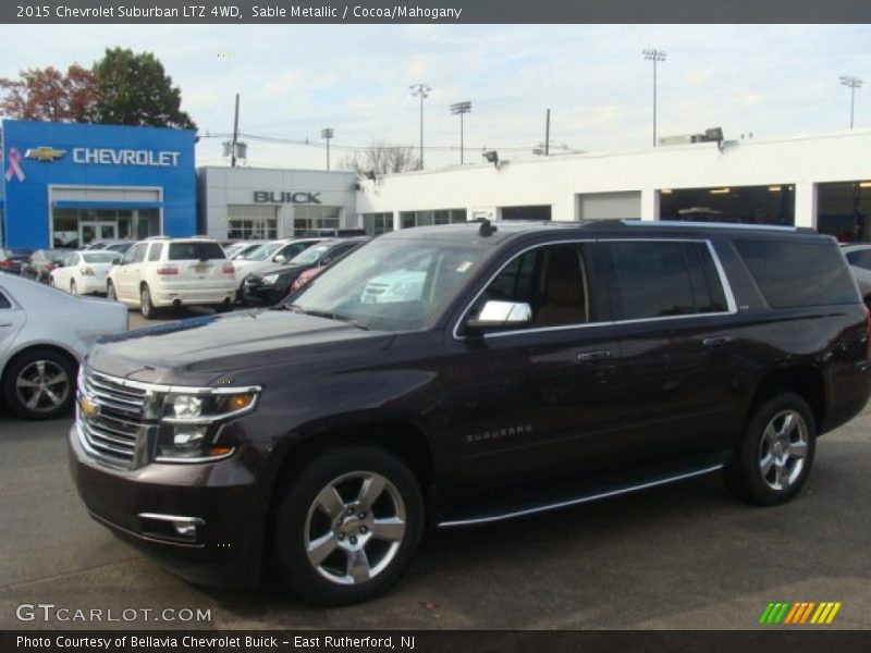 Sable Metallic / Cocoa/Mahogany 2015 Chevrolet Suburban LTZ 4WD