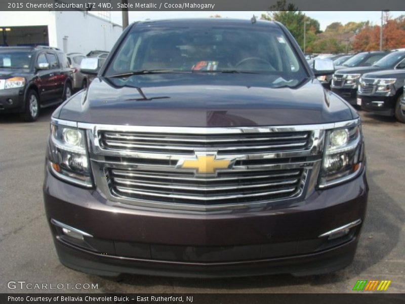 Sable Metallic / Cocoa/Mahogany 2015 Chevrolet Suburban LTZ 4WD