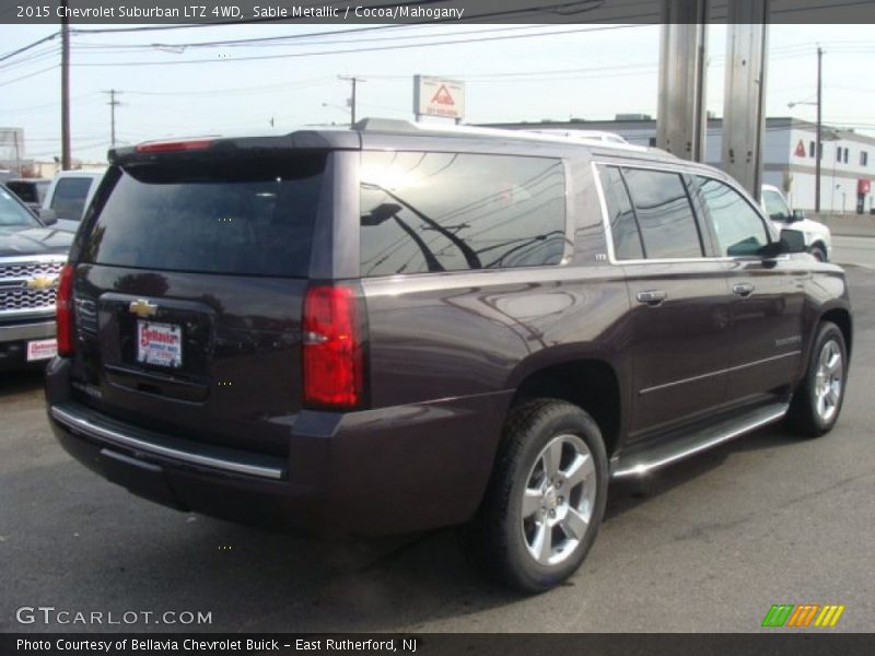 Sable Metallic / Cocoa/Mahogany 2015 Chevrolet Suburban LTZ 4WD