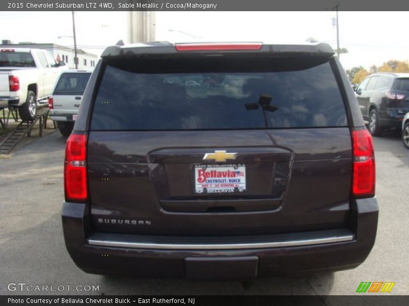 Sable Metallic / Cocoa/Mahogany 2015 Chevrolet Suburban LTZ 4WD
