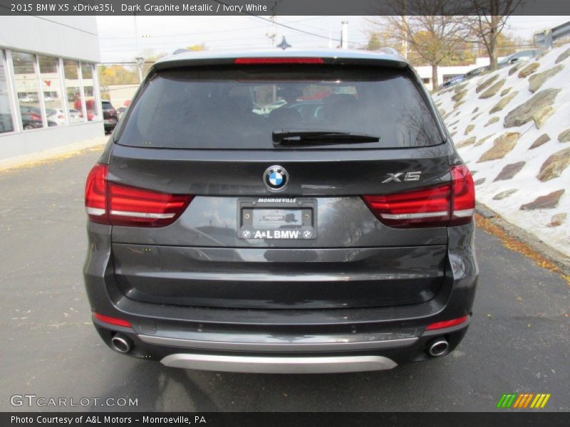 Dark Graphite Metallic / Ivory White 2015 BMW X5 xDrive35i