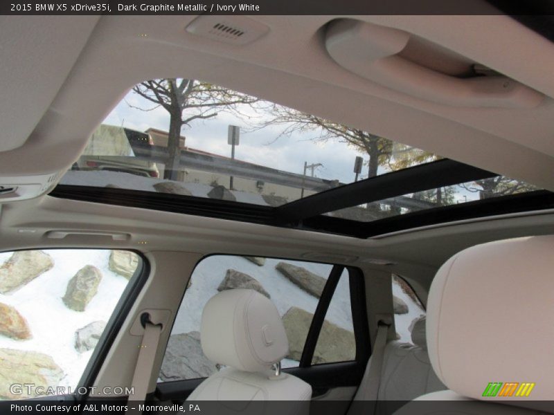 Dark Graphite Metallic / Ivory White 2015 BMW X5 xDrive35i