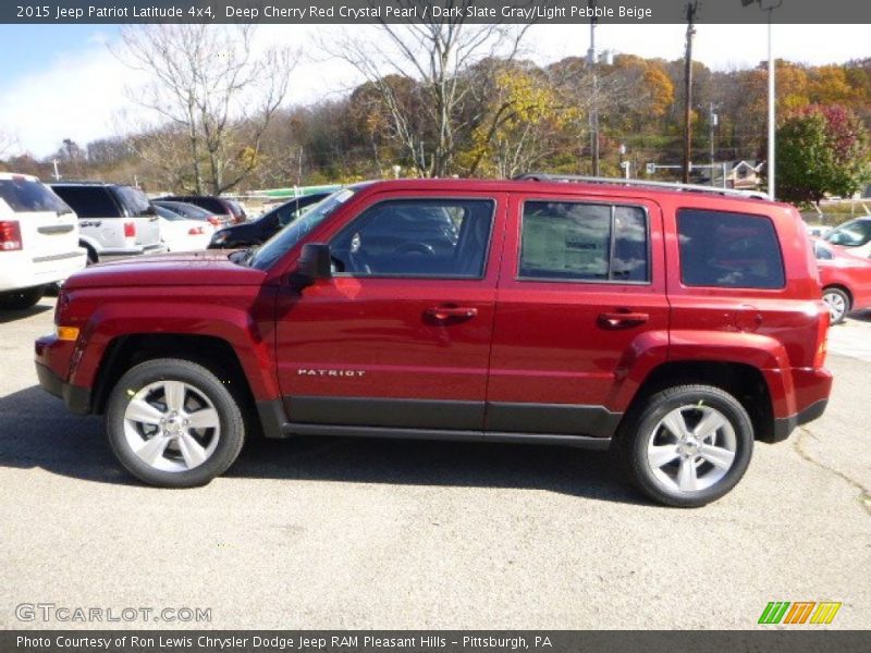 Deep Cherry Red Crystal Pearl / Dark Slate Gray/Light Pebble Beige 2015 Jeep Patriot Latitude 4x4