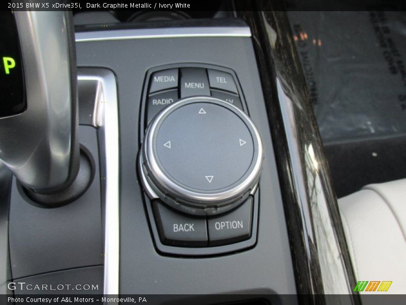 Dark Graphite Metallic / Ivory White 2015 BMW X5 xDrive35i