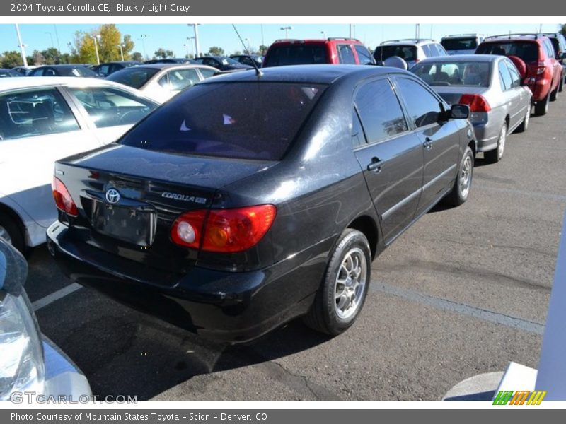 Black / Light Gray 2004 Toyota Corolla CE