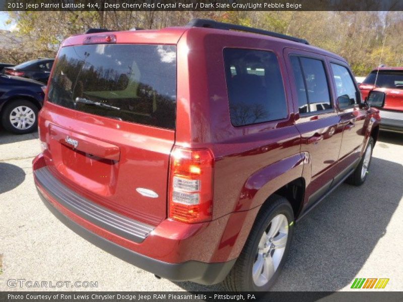 Deep Cherry Red Crystal Pearl / Dark Slate Gray/Light Pebble Beige 2015 Jeep Patriot Latitude 4x4