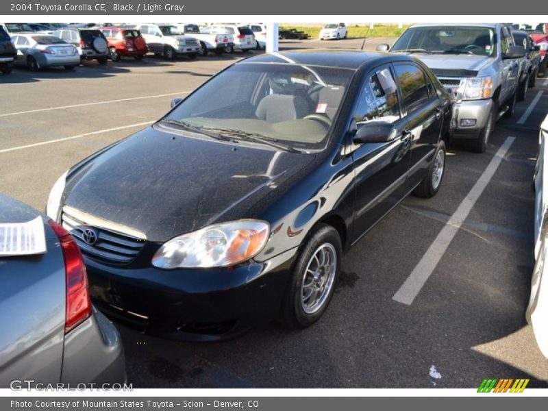 Black / Light Gray 2004 Toyota Corolla CE