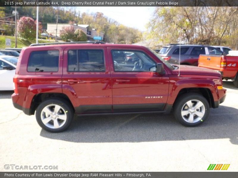 Deep Cherry Red Crystal Pearl / Dark Slate Gray/Light Pebble Beige 2015 Jeep Patriot Latitude 4x4
