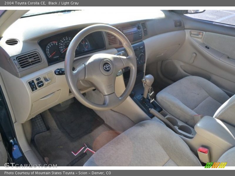 Black / Light Gray 2004 Toyota Corolla CE