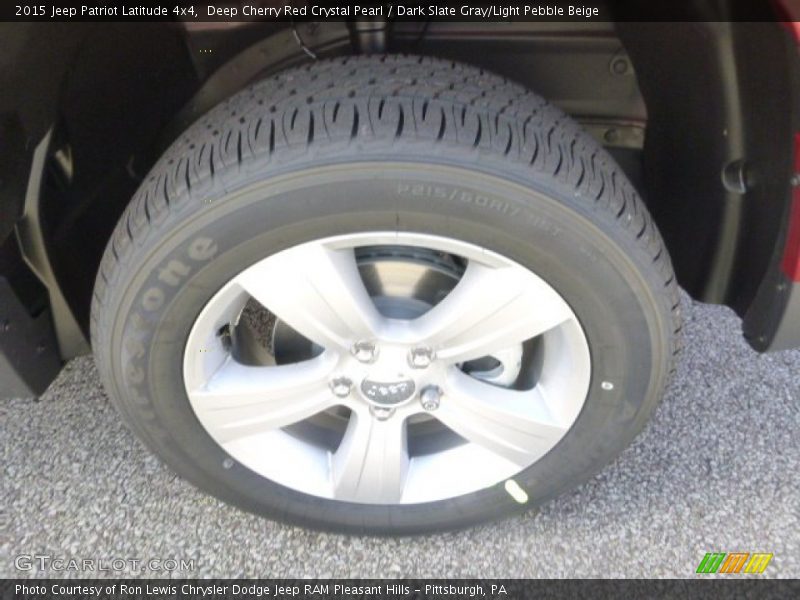 Deep Cherry Red Crystal Pearl / Dark Slate Gray/Light Pebble Beige 2015 Jeep Patriot Latitude 4x4