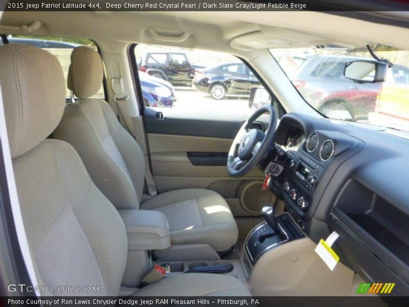 Deep Cherry Red Crystal Pearl / Dark Slate Gray/Light Pebble Beige 2015 Jeep Patriot Latitude 4x4