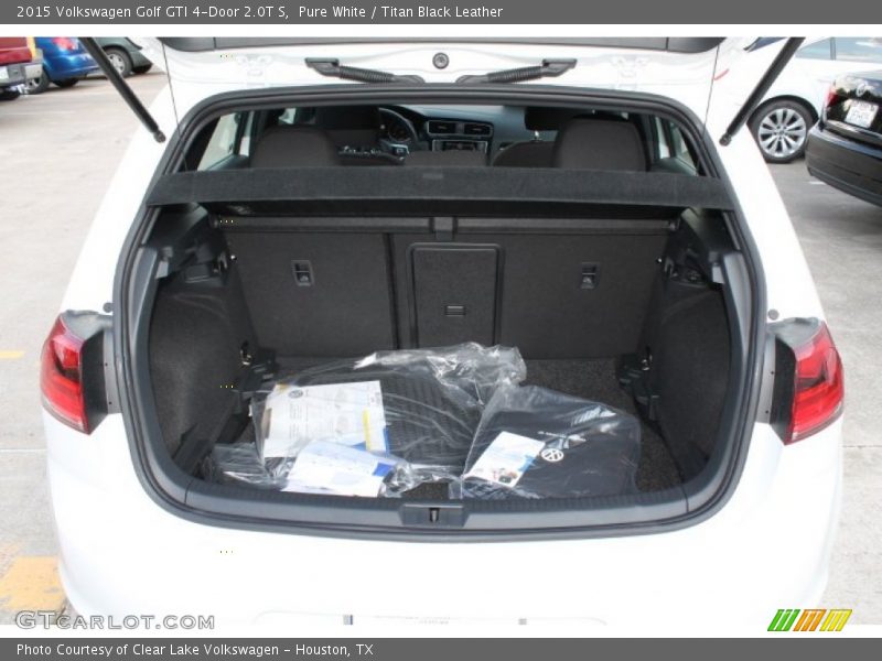 Pure White / Titan Black Leather 2015 Volkswagen Golf GTI 4-Door 2.0T S