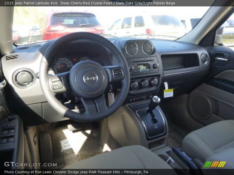 Deep Cherry Red Crystal Pearl / Dark Slate Gray/Light Pebble Beige 2015 Jeep Patriot Latitude 4x4