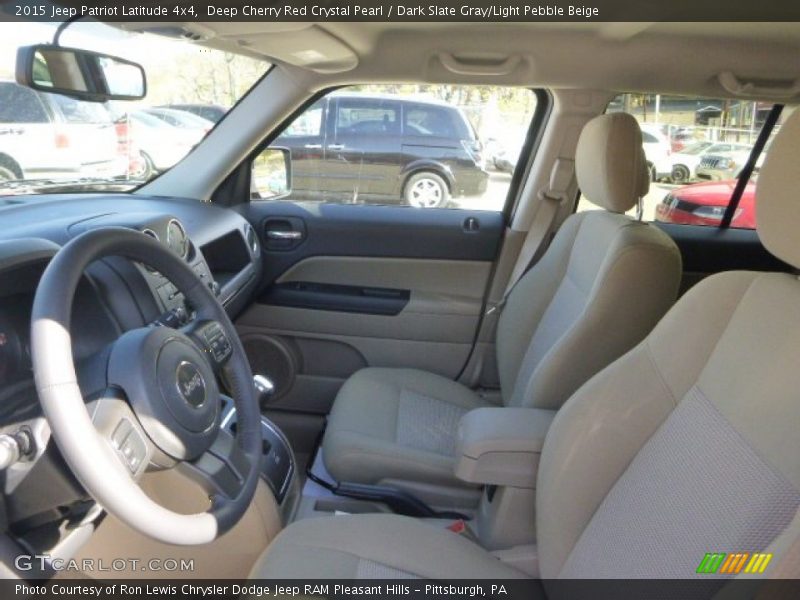 Deep Cherry Red Crystal Pearl / Dark Slate Gray/Light Pebble Beige 2015 Jeep Patriot Latitude 4x4