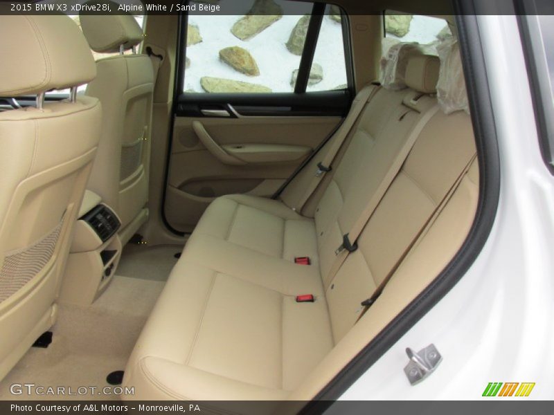 Alpine White / Sand Beige 2015 BMW X3 xDrive28i