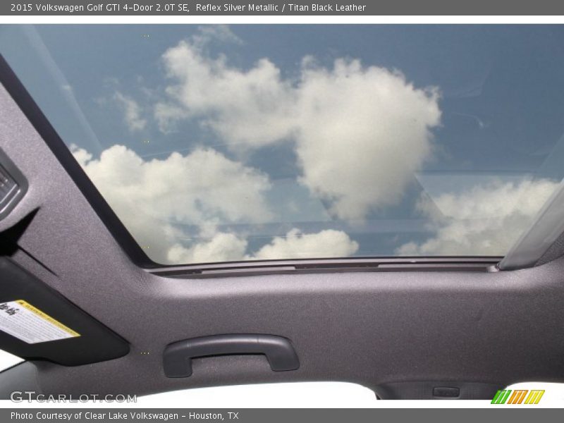 Reflex Silver Metallic / Titan Black Leather 2015 Volkswagen Golf GTI 4-Door 2.0T SE