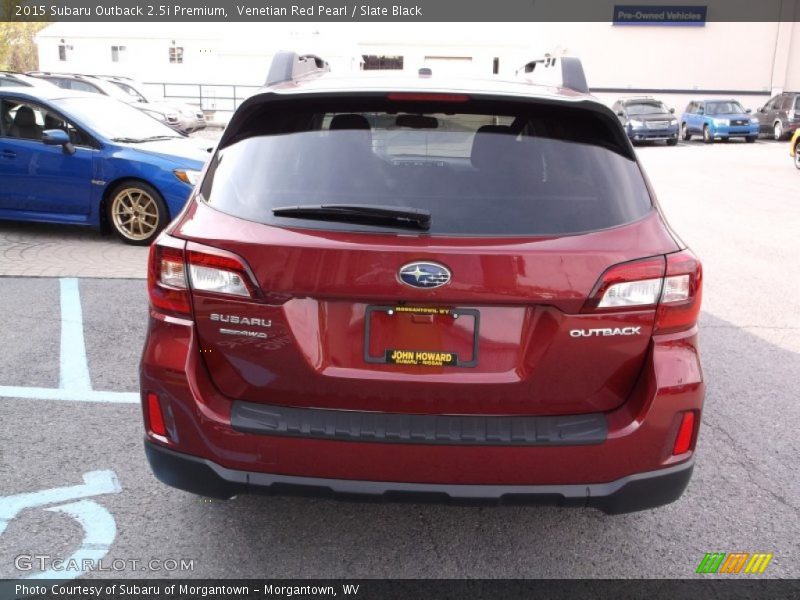 Venetian Red Pearl / Slate Black 2015 Subaru Outback 2.5i Premium