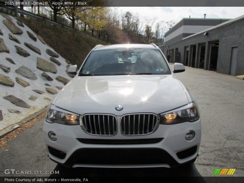 Alpine White / Black 2015 BMW X3 xDrive28i