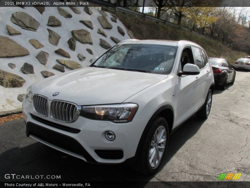 Alpine White / Black 2015 BMW X3 xDrive28i