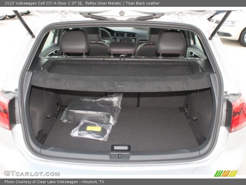 Reflex Silver Metallic / Titan Black Leather 2015 Volkswagen Golf GTI 4-Door 2.0T SE