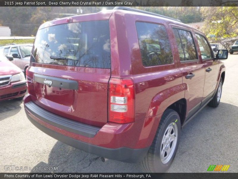 Deep Cherry Red Crystal Pearl / Dark Slate Gray 2015 Jeep Patriot Sport