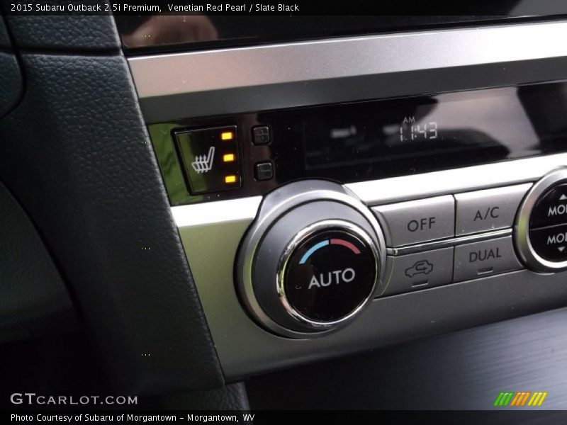 Venetian Red Pearl / Slate Black 2015 Subaru Outback 2.5i Premium