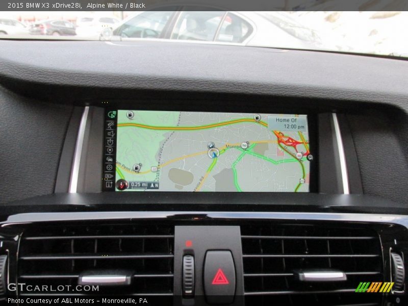 Alpine White / Black 2015 BMW X3 xDrive28i
