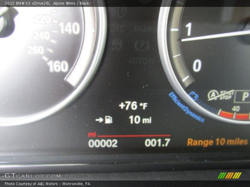 Alpine White / Black 2015 BMW X3 xDrive28i