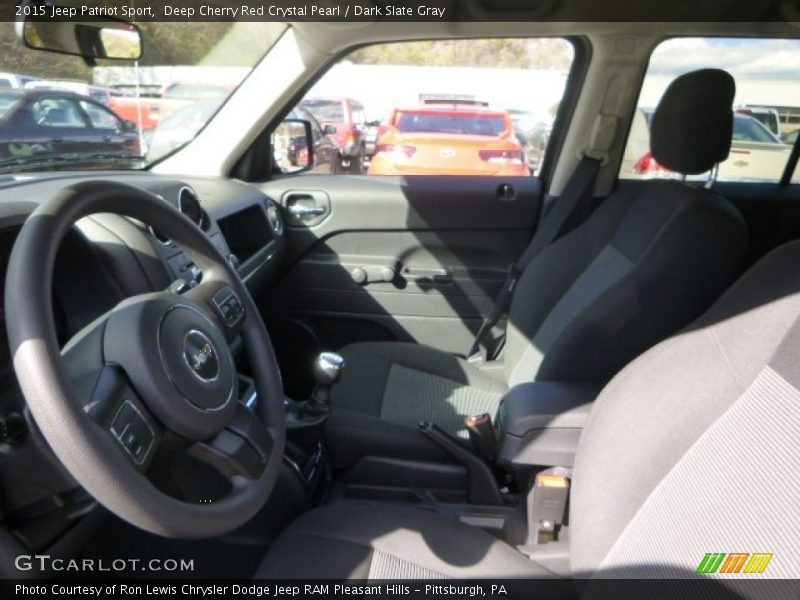 Deep Cherry Red Crystal Pearl / Dark Slate Gray 2015 Jeep Patriot Sport