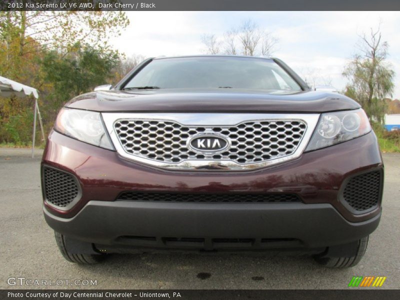 Dark Cherry / Black 2012 Kia Sorento LX V6 AWD