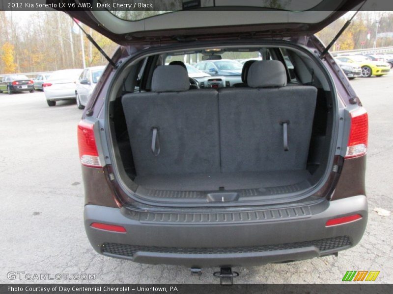 Dark Cherry / Black 2012 Kia Sorento LX V6 AWD