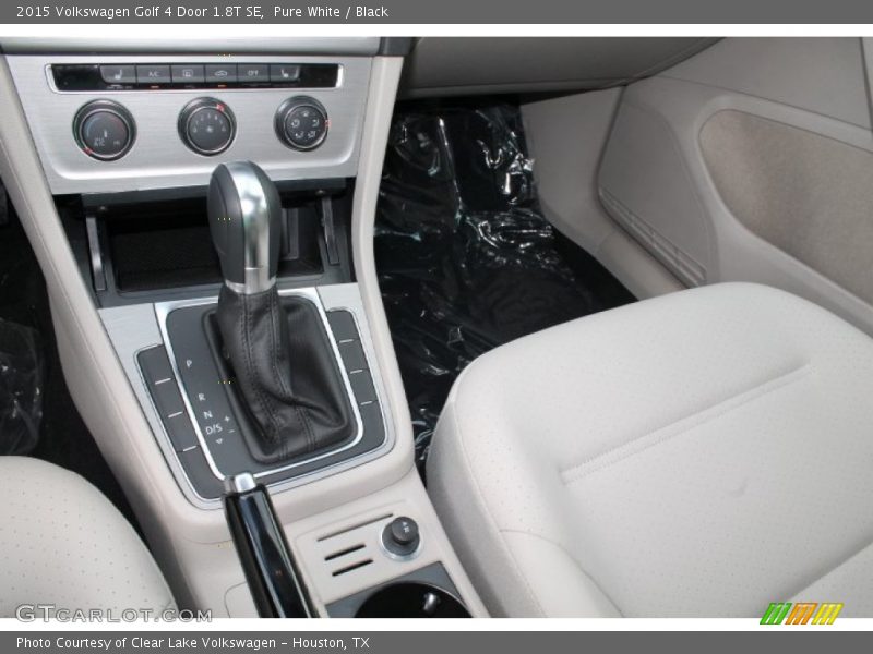 Pure White / Black 2015 Volkswagen Golf 4 Door 1.8T SE