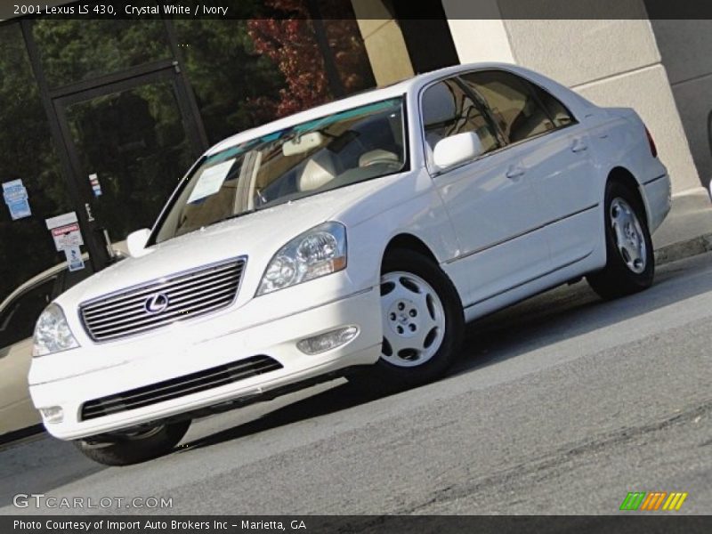 Crystal White / Ivory 2001 Lexus LS 430