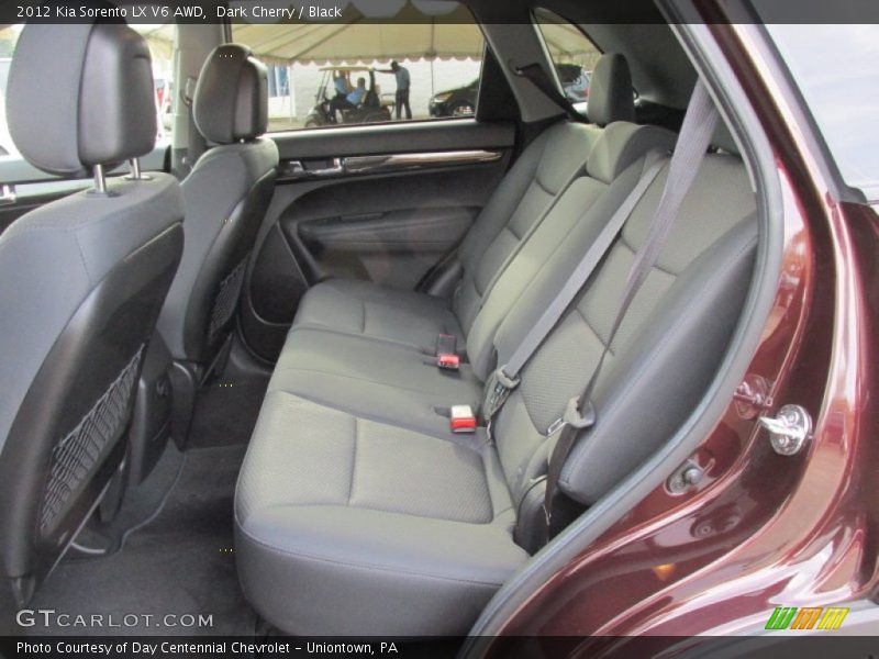 Dark Cherry / Black 2012 Kia Sorento LX V6 AWD