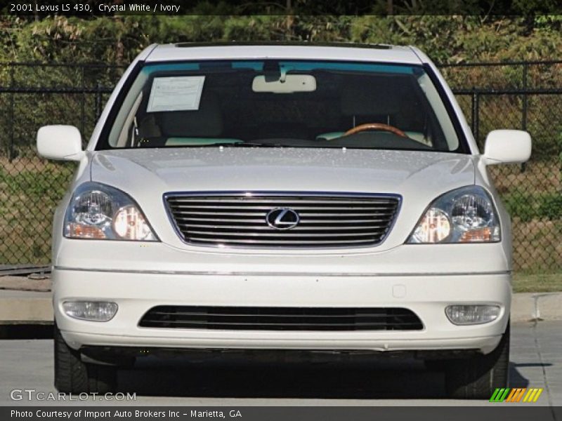 Crystal White / Ivory 2001 Lexus LS 430