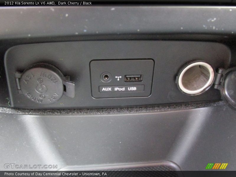 Dark Cherry / Black 2012 Kia Sorento LX V6 AWD