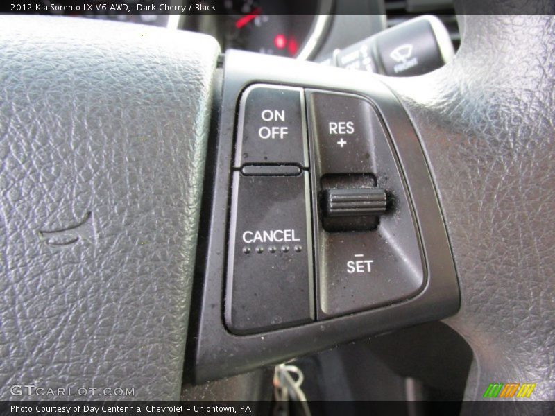 Dark Cherry / Black 2012 Kia Sorento LX V6 AWD